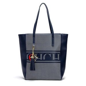 CILMI HARVILL Women's Casual Bag Autumn Blue Handbag Fashion Retro Design.